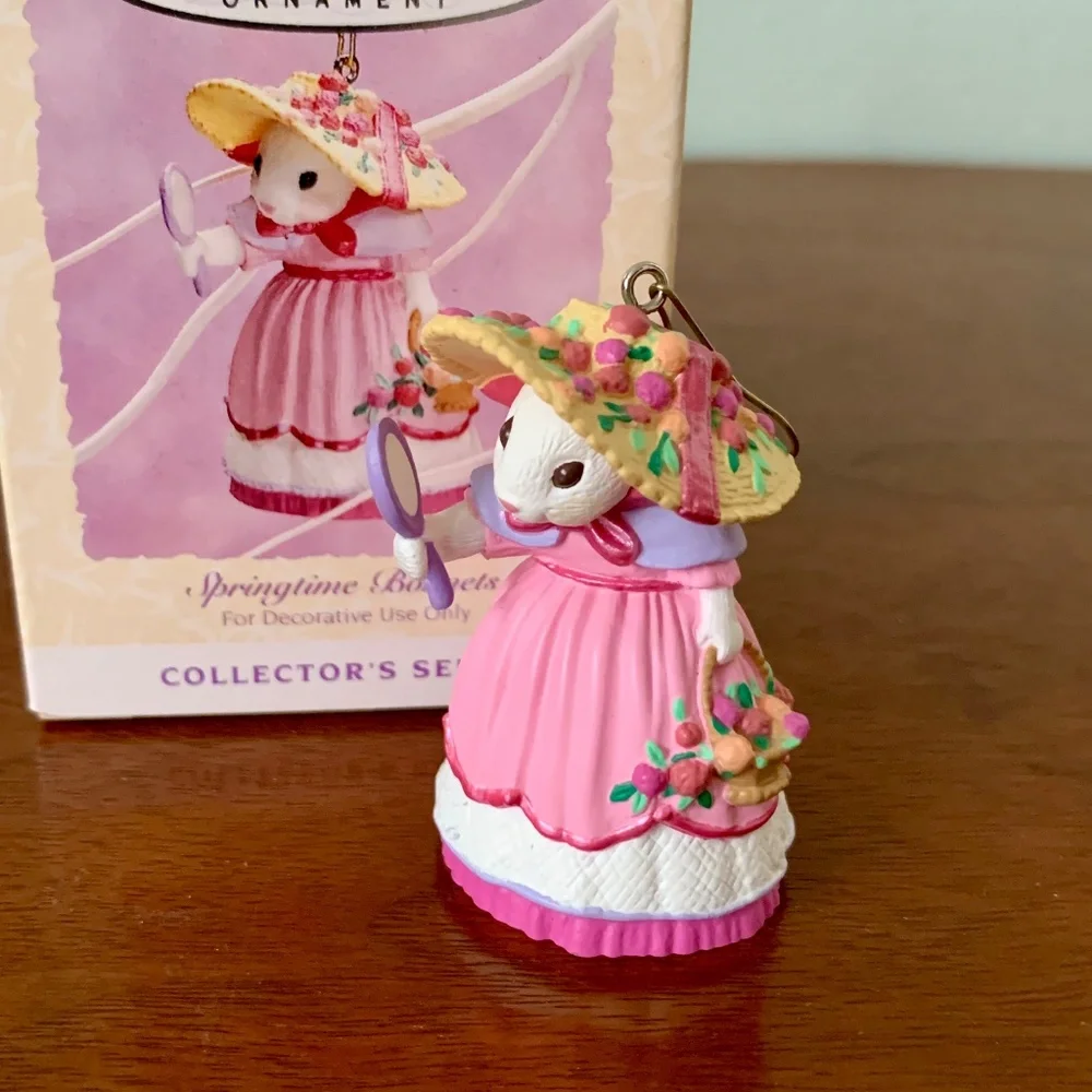 Hallmark Keepsake Easter Ornament Springtime Bonnets 1994 #2 in Series